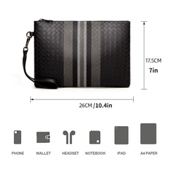 Business Men's Clutch Bag High Capacity Wallet Purse Male Pocket Bag