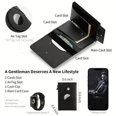 RFID Blocking AirTag Card Holder for Men