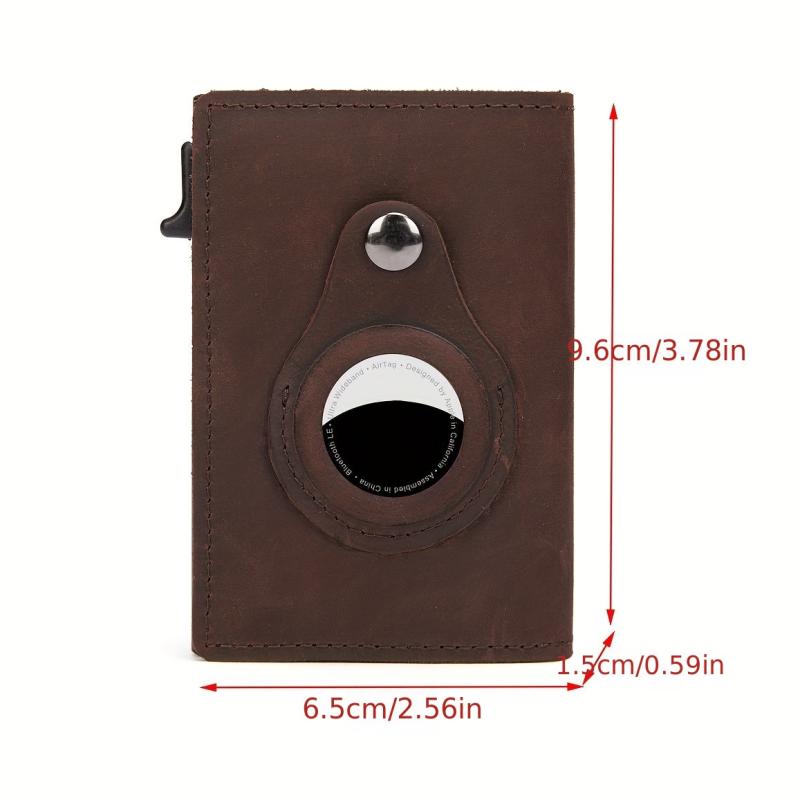 RFID Blocking AirTag Card Holder for Men