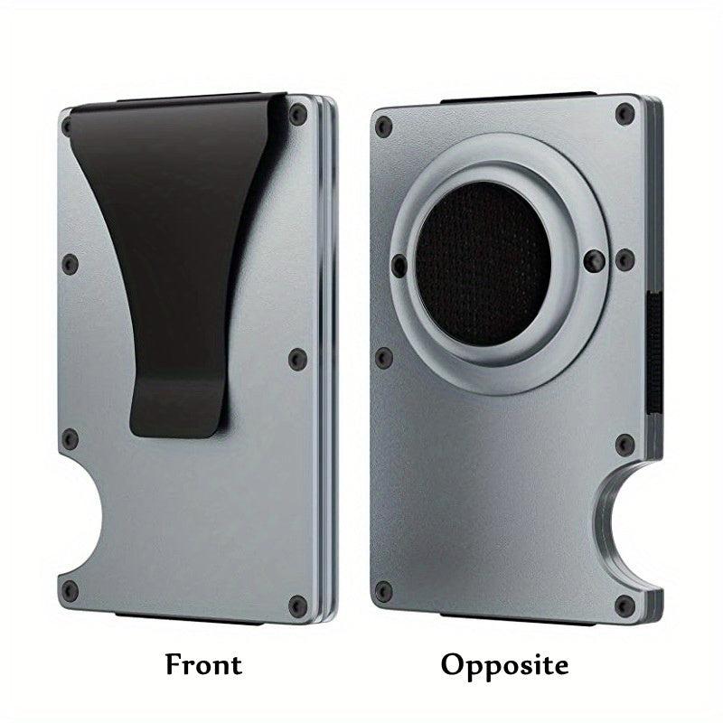 Men's Slim RFID Blocking Card Holder with Money Clip