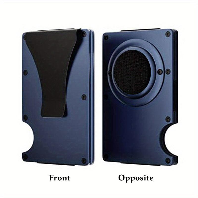 Men's Slim RFID Blocking Card Holder with Money Clip