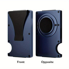 Men's Slim RFID Blocking Card Holder with Money Clip
