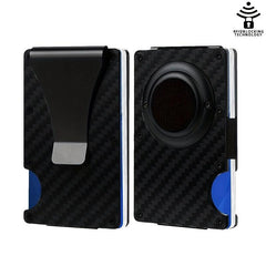 Men's Slim RFID Blocking Card Holder with Money Clip