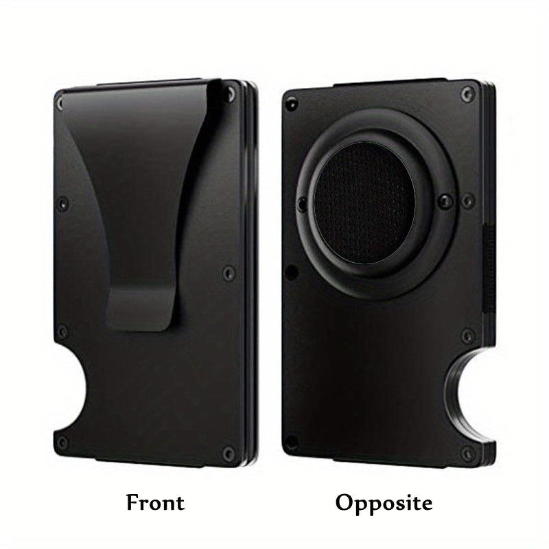 Men's Slim RFID Blocking Card Holder with Money Clip