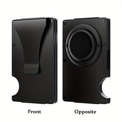 Men's Slim RFID Blocking Card Holder with Money Clip