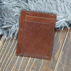 Men's Vintage Leather Card Licence Coin Purse