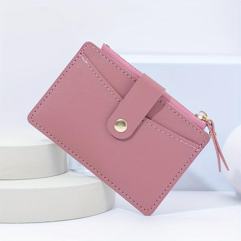 Card Bag Zipper Coin Purse Wallet for Shopping and Travel