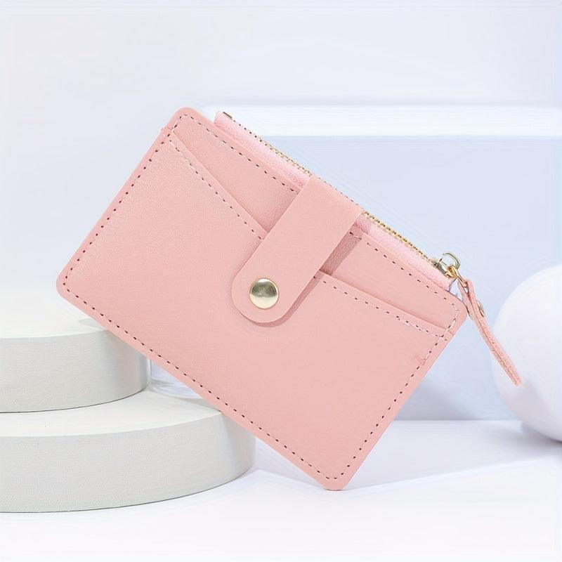 Card Bag Zipper Coin Purse Wallet for Shopping and Travel