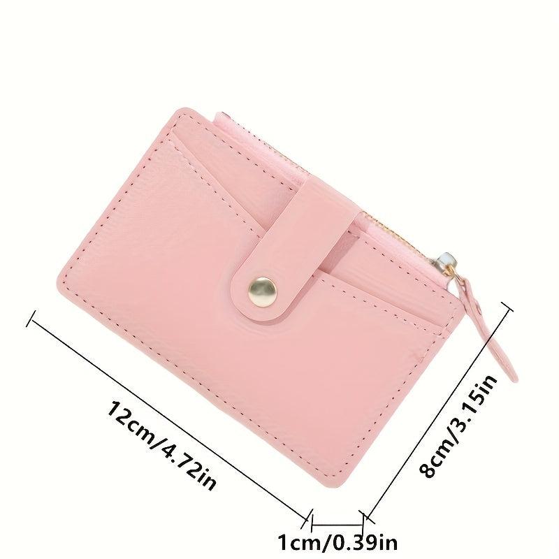 Card Bag Zipper Coin Purse Wallet for Shopping and Travel