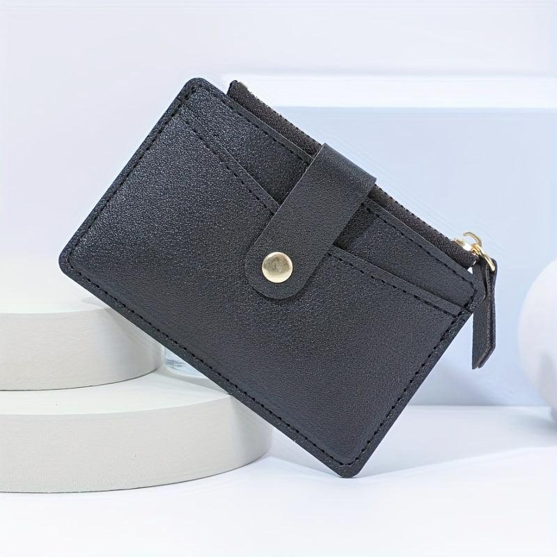 Card Bag Zipper Coin Purse Wallet for Shopping and Travel