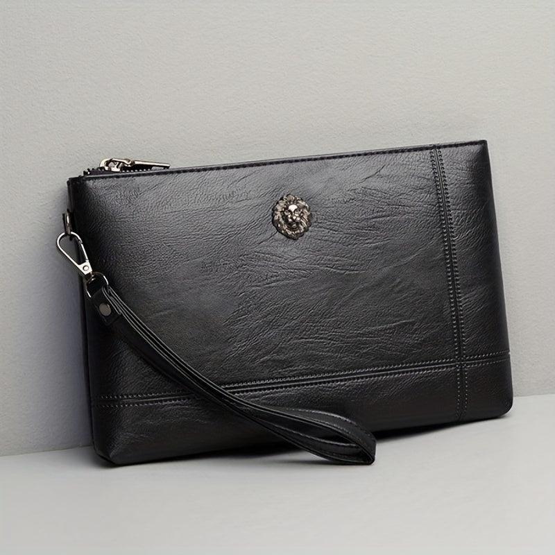 Retro Envelope Bag Large Capacity Clutch Business Wallet