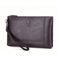 Retro Envelope Bag Large Capacity Clutch Business Wallet
