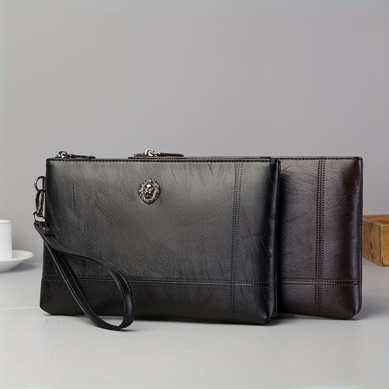 Retro Envelope Bag Large Capacity Clutch Business Wallet