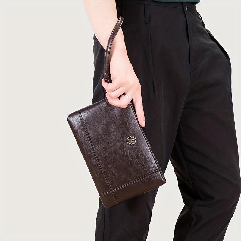 Retro Envelope Bag Large Capacity Clutch Business Wallet