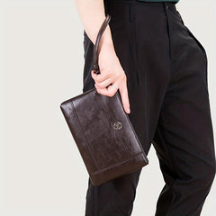 Retro Envelope Bag Large Capacity Clutch Business Wallet