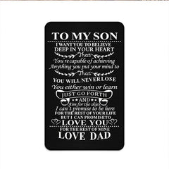 Kids Family Alloy Wallet Card