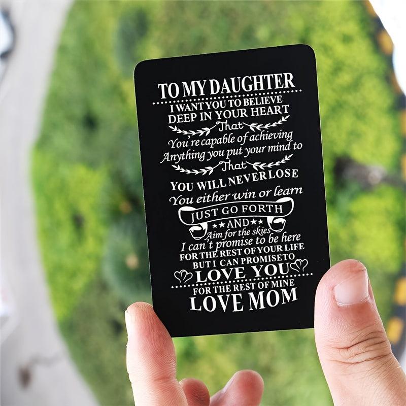 Kids Family Alloy Wallet Card