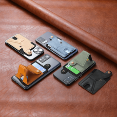 Foldable Phone Holder with Card Holder Coin Purse