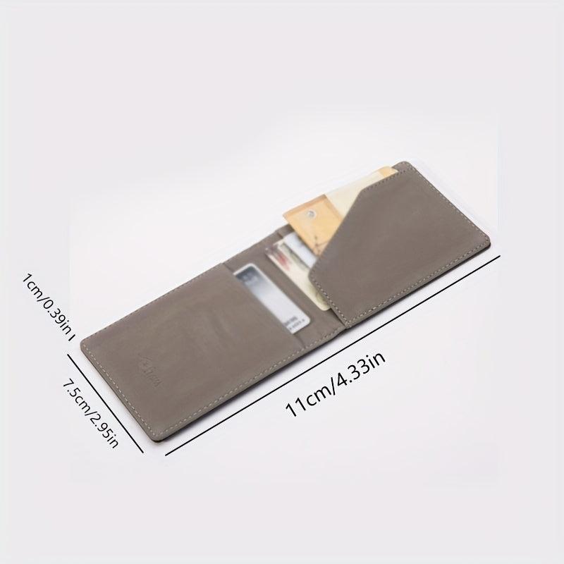 PU Leather Wallet Clip Card Holder Multiple Slots