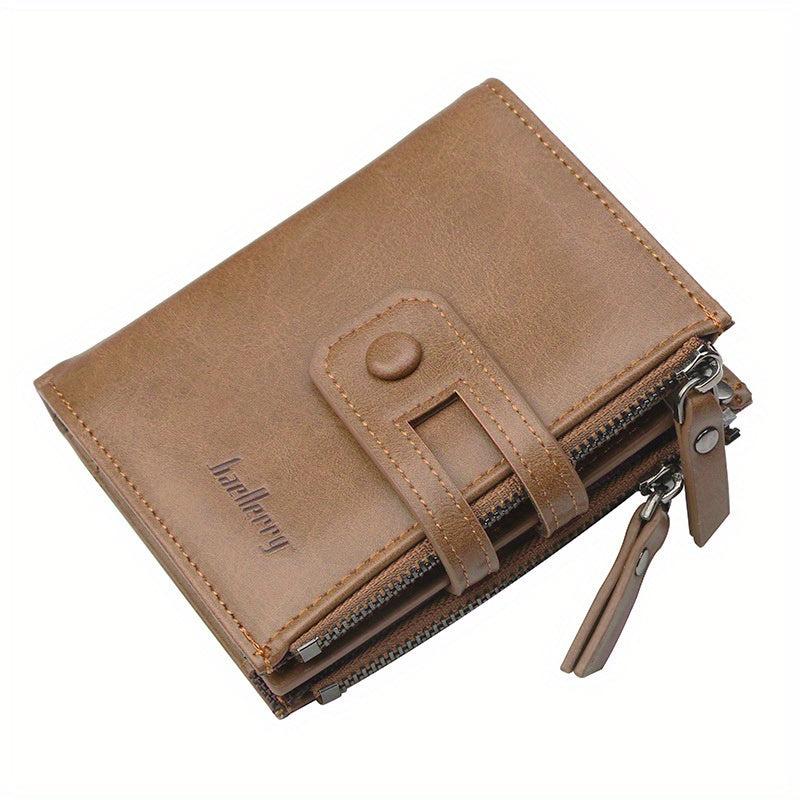 Men's Vintage PU Leather Short Wallet Card Holder