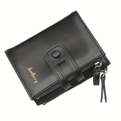 Men's Vintage PU Leather Short Wallet Card Holder