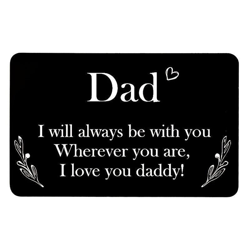 Metal Wallet Holder Souvenir Card Father's Birthday Gift