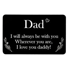 Metal Wallet Holder Souvenir Card Father's Birthday Gift