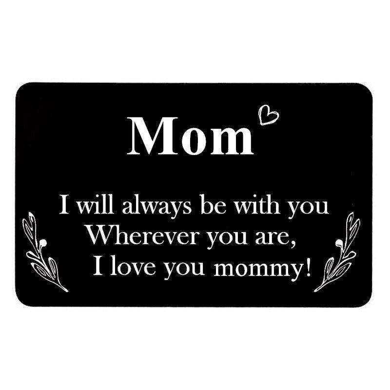 Metal Wallet Holder Souvenir Card Father's Birthday Gift