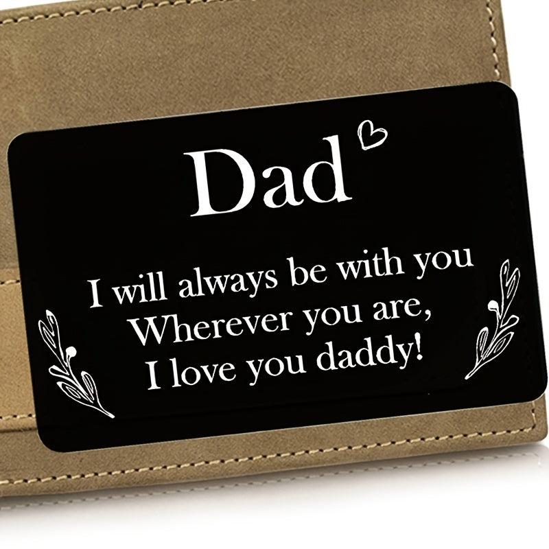 Metal Wallet Holder Souvenir Card Father's Birthday Gift