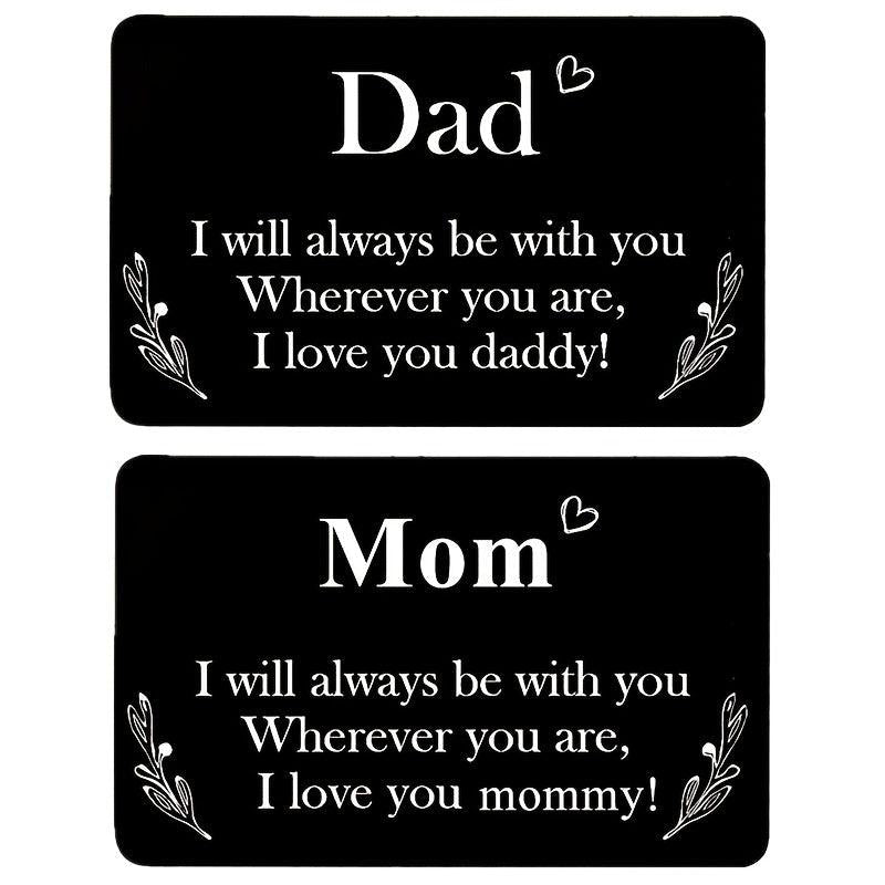 Metal Wallet Holder Souvenir Card Father's Birthday Gift