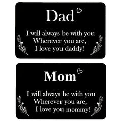 Metal Wallet Holder Souvenir Card Father's Birthday Gift