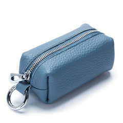 Men's Zipper Wallet Car Key Bag Coin Purse Leather Wallet