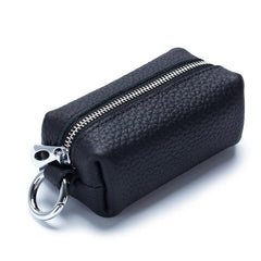 Men's Zipper Wallet Car Key Bag Coin Purse Leather Wallet