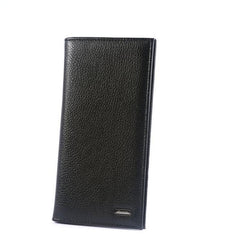 Men's Leather Wallet Long Business Wallet ID Card Holder