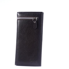Men's Leather Wallet Long Business Wallet ID Card Holder