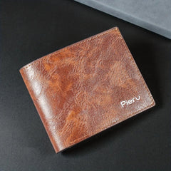 Men's Leather Driving Card Holder Case 2 In 1