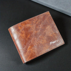 Men's Leather Driving Card Holder Case 2 In 1