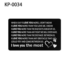 Aluminium Alloy Wallet Card for Grandson Granddaughter Sister Niece Aunt Couple