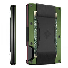 Slim RFID Blocking Metal Wallet With Money Clip