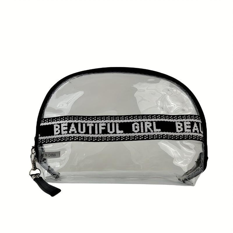 3Pcs Houndstooth Makeup Bag Travel Toiletry Waterproof Cosmetics Essentials