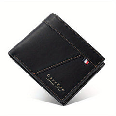 Men's PU Leather Wallet Card Slots Credit Card Holder