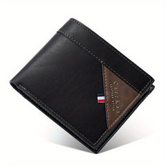 Men's PU Leather Wallet Card Slots Credit Card Holder