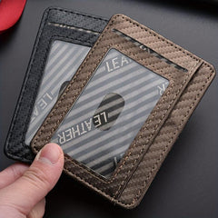 Men's RFID Blocking Slim Leather Wallet