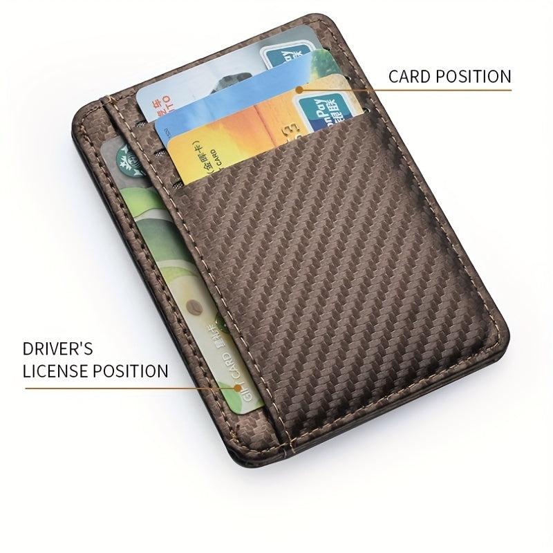 Men's RFID Blocking Slim Leather Wallet