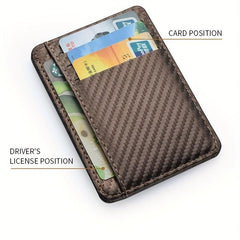 Men's RFID Blocking Slim Leather Wallet