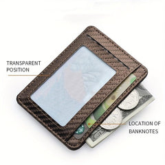 Men's RFID Blocking Slim Leather Wallet