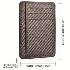Men's RFID Blocking Slim Leather Wallet