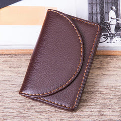 Men's Business Card Holder with Coin Purse