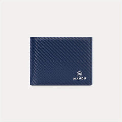 RFID Blocking Leather Bifold Wallet For Men Card Slots Coin Purse