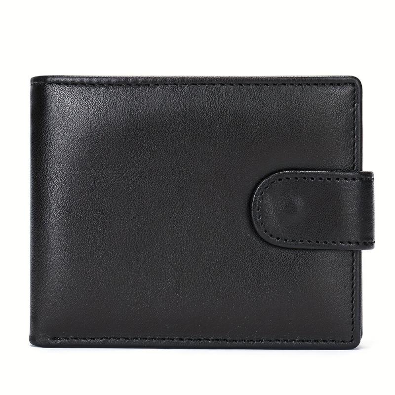 Men's Casual Bifold Leather Wallet Coin Purse
